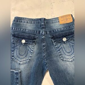 Boys True Religion Slim S.E. Jeans with Super T Stitch Size 18